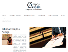 Tablet Screenshot of camposaspajo.com